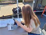 students on field trip